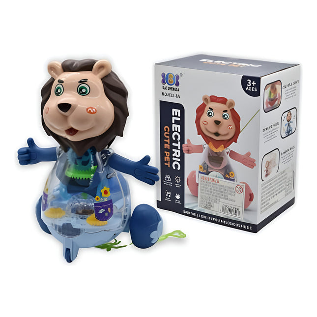 Animal Musical Con Luz Y Movimiento 26x11cm