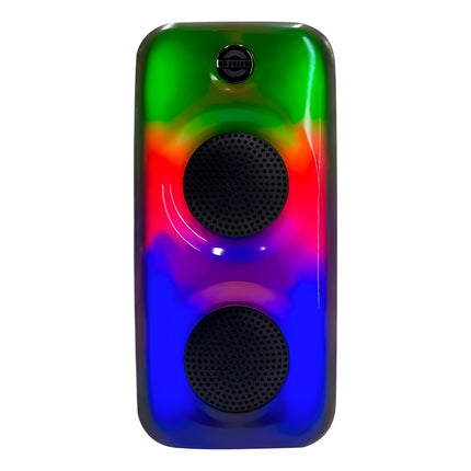 Parlante 2 X 3  Full Led Con Bluetooth Negro