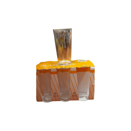 Vaso Vidrio Agua  240 Ml  X6 Unidades Oferta  Transparente