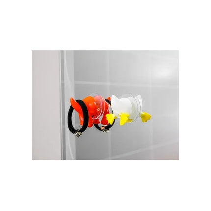 Ganchos Para Ropa Cola De Animales Por Unidad Con Ventosa Blanco