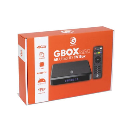 Tv Box Goldtech Max 32/4gb 4k Bt Dual Wifi  Negro