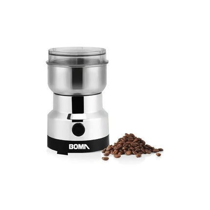 Molinillo Cafe Y Granos Electrico Boma Acero Inox 150 W  Plateado