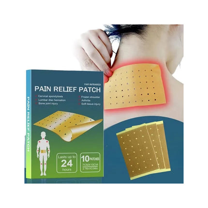 Parche Grande Para Aliviar El Dolor Articular X10 Beige