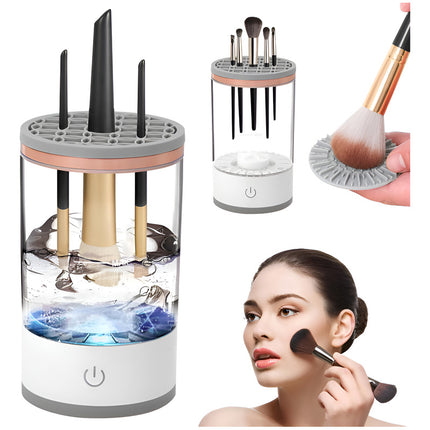 Limpiadora De Brochas De Maquillaje Eléctrica Profesional V