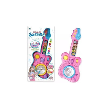 Guitarra Infantil De Plastico Con Sonido 40 X 16 Cm Varios