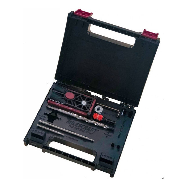 Kit Full Pocket Hole, Para Unión De Maderas, Plantilla