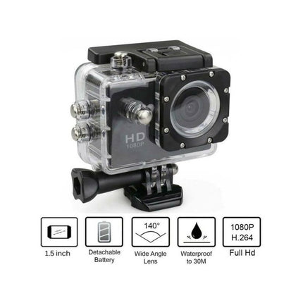 Camara Sports Cam 1080p Wateproof
