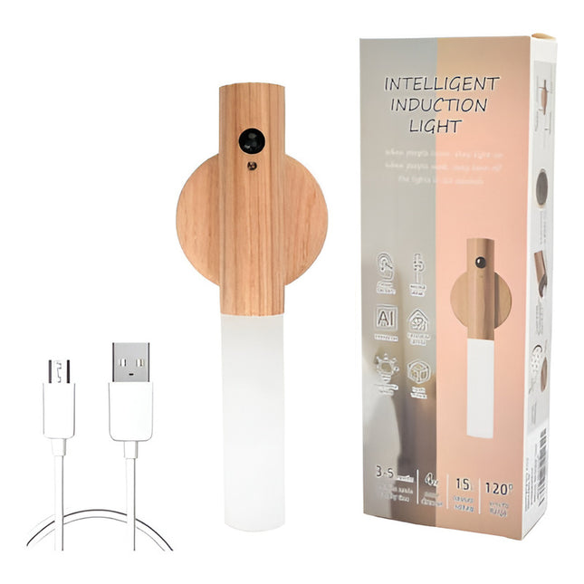 Lampara De Pared Recargable Con Sensor 18cm. V