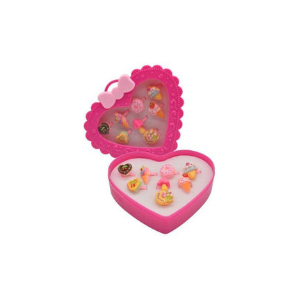 Corazón Con Anillos De Juguete 13x11cm. Ty363022b V 1