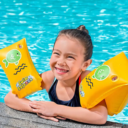Manguitos Inflables Swim Safe Bestway Flotadores Infantiles Amarillo
