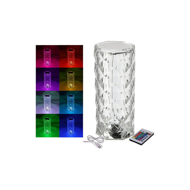 Lampara  De Mesa Rgb Sensor Táctil Control Remoto Mg-2109 Tr Tr