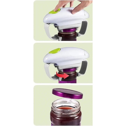 Abridor Automatico De Frascos A Rosca Blanco
