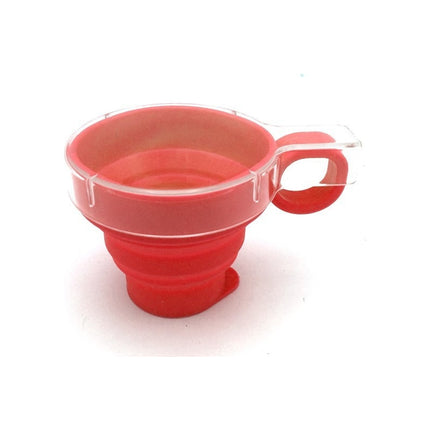 Taza Telescopica Con Asa Taza De Silicona Ideal  Camping   Varios