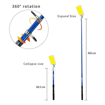 Luz De Trabajo Plegable Multifuncional Con Trípode 12v