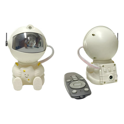 Astronauta Sentado Proyector Nebulosa Blanco