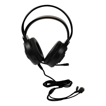 Auricular Vincha Gamer Led Rgb H81 Negro