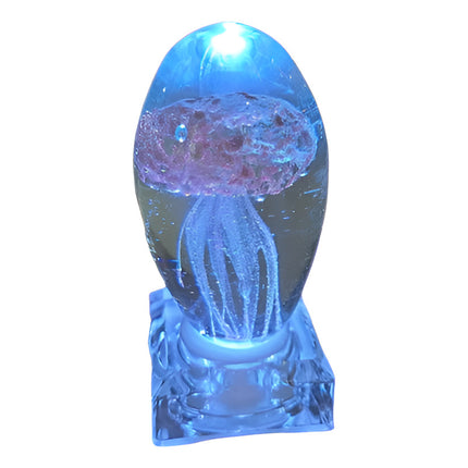 Lampara Veladora Vidrio Meduza Nuevo Modelo V