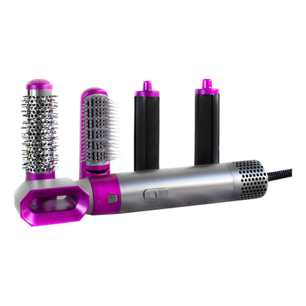Secador Rizador De Pelo Intercambiable 5 En 1 Gris