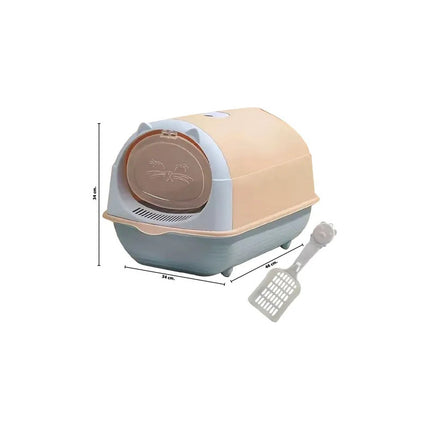 Baño Cerrado Arenero Sanitario Bandeja Gatos C/puerta Pala V