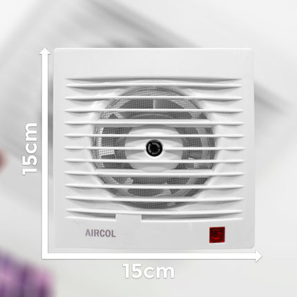 Extractor 100mm De Aire Cocina Bano Aircol Blanco