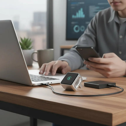 Adaptador Inalambrico Usb Carplay Y Android Auto Gris