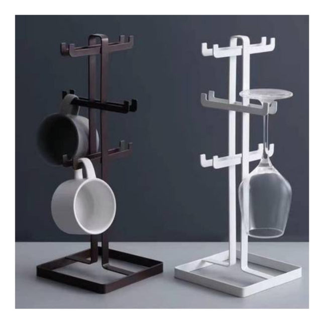 Soporte De Metal Para Copas Y Tazas 38x14.5cm X