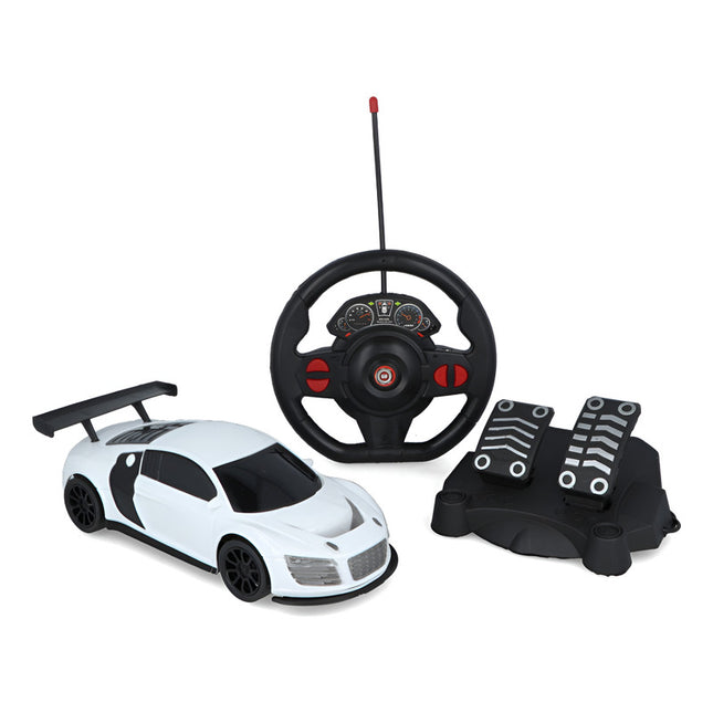 Auto A Control Remoto Con Volante Y Pedalera 25 Cm X