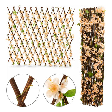 Cerco Natural Extensible Flores Artificiales 3mts Cfl00091 Verde