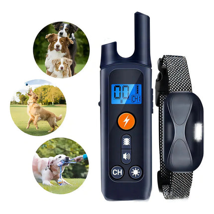 Collar Adiestra Perros Profesional Entrenador Vibración Negro