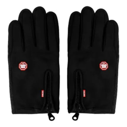 Guantes Motociclista Tactico Y Termico Con Cierre Negro Unico