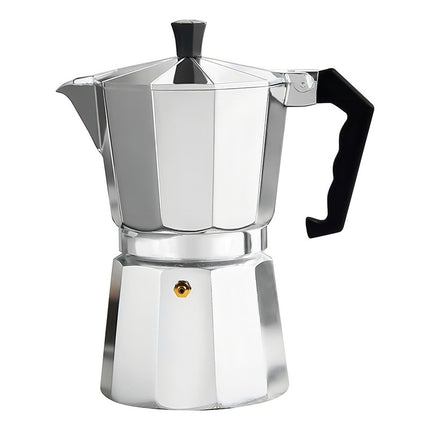Cafetera Italiana 6 Tazas Aluminio Gris Genérica Gris