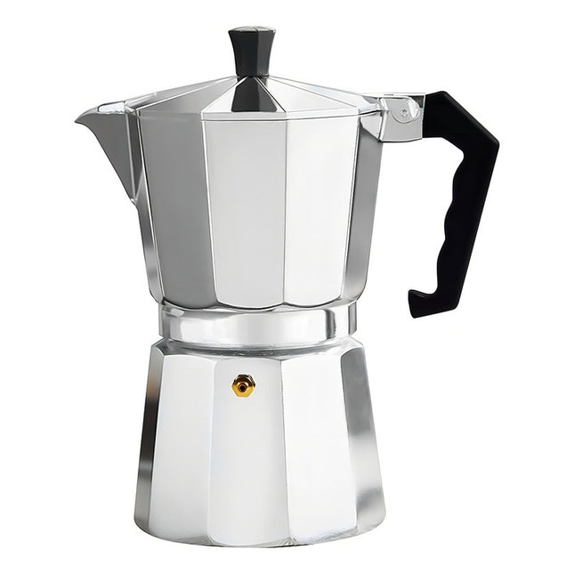 Cafetera Italiana 6 Tazas Aluminio Gris Genérica Gris