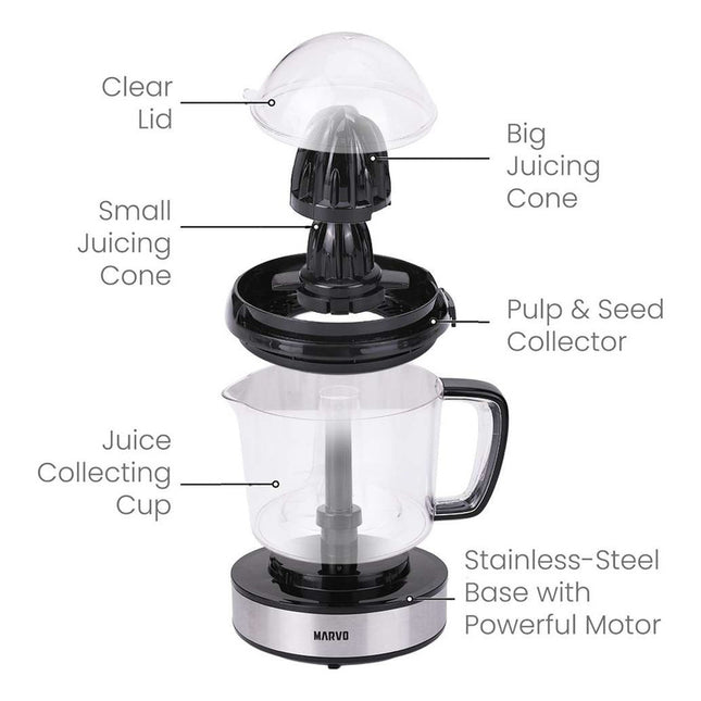 Juguera Marvo Hyz-018 De Plastico Negro