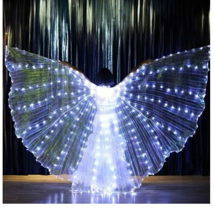 Alas Led Luminosas 145 Cm Para Fiestas Y Disfraces Fria