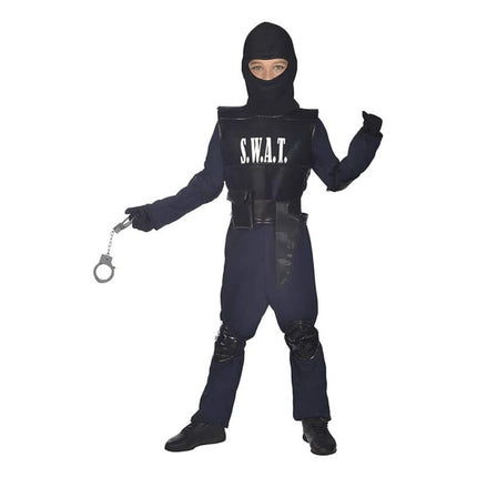 Disfraz Infantil Uniforme Policial Azul Oscuro