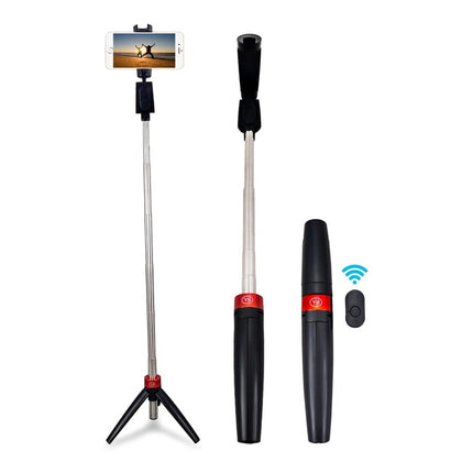 Palo De Selfie Bluetooth C/tripode Negro