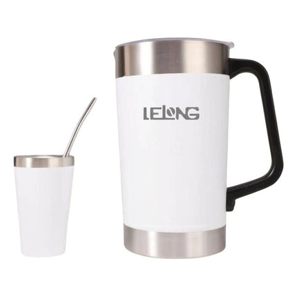 Jarra Termo 1.9l + Mate 140ml Acero Inoxidable V