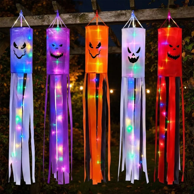 Colgante Halloween Con Luz Led Decorativo