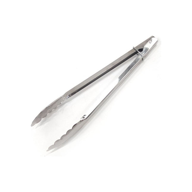 Pinza Para Servir De Metal  33.5cm Anillo Para Bloquear  Plateado
