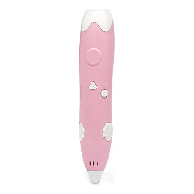 Lapicera Lapiz 3d De Impresion Con Filamento Nuevo Modelo Rosa
