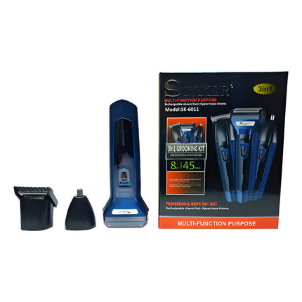 Corta Pelo, Barba Y Nariz X3 Surker Sk-6011 V
