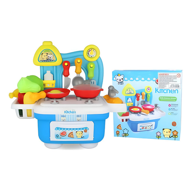 Cocina Mini Con Accesorios Y Sonido 21,5 X 21,5 Cm X