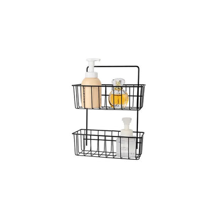 Organizador Con Canastos De 2 Niveles Para Colgar Adhesivo