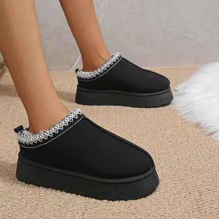 Pantu-botas Zapatos  Forradas Negras