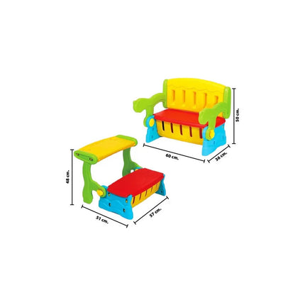 Banco Silla Infantil Mesa Plegable Escritorio Baúl V