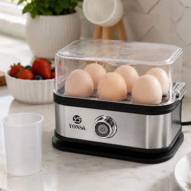 Hervidor  De Huevos Al Vapor 220v Potencia 200w Gris 50