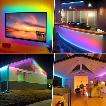Cinta Tira Led Usb Rgb Colores 3 Metros C/ Control Rgb