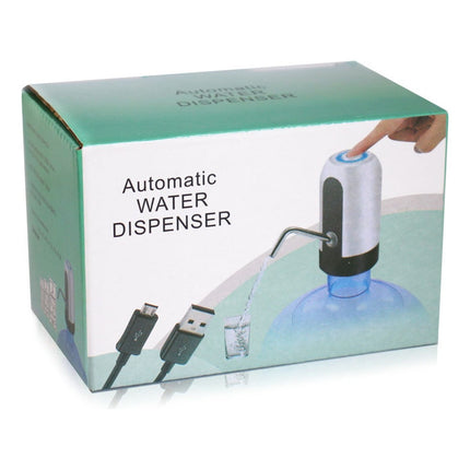 Dispensador De Agua Automatico P/bidon Bomba  Blanco/negro