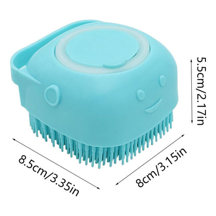 Cepillo De Baño Mascota Perro Gato Esponja Ducha Dispensador Varios