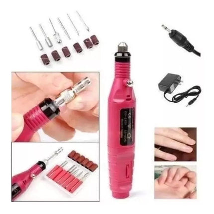 Torno Manicura Pedicura Uñas Esculpidas 6 Punteros